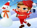 Furaha katika Snow Dress Up kucheza online