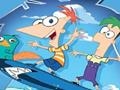 Phineas na Ferb juu ya Snowboarding: Puzzles kucheza online